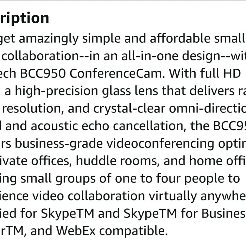 Logitech Conference Cam
